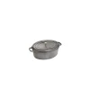STAUB Cocotte En Fonte|Cocotte Fonte Ovale 27 cm Gris Graphite 3,2 L