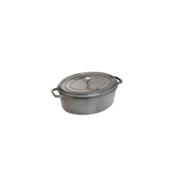 STAUB Cocotte En Fonte|Cocotte Fonte Ovale 31 cm Gris Graphite 5,5 L