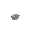 STAUB Cocotte En Fonte|Cocotte Fonte Ovale 15 cm Gris Graphite 0,6 L