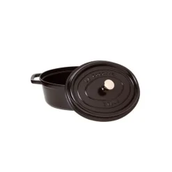 STAUB Cocotte En Fonte|Cocotte Fonte Ovale 33 cm Noir Mat 6,7 L
