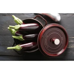 STAUB Cocotte En Fonte|Cocotte Fonte Ronde 26 cm Grenadine Majolique 5,2 L
