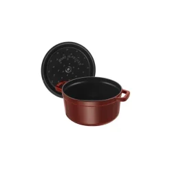 STAUB Cocotte En Fonte|Cocotte Fonte Ronde 26 cm Grenadine Majolique 5,2 L