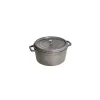 STAUB Cocotte En Fonte|Cocotte Fonte Ronde 26 cm Gris Graphite 5,2 L