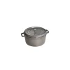 STAUB Cocotte En Fonte|Cocotte Fonte Ronde 22 cm Gris Graphite 2,6 L