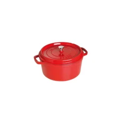 STAUB Cocotte En Fonte|Cocotte Fonte Ronde 30 cm Rouge Cerise 8,35 L