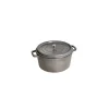 STAUB Cocotte En Fonte|Cocotte Fonte Ronde 24 cm Gris Graphite 3,8 L