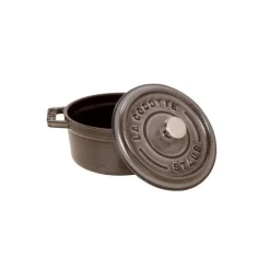 STAUB Cocotte En Fonte|Cocotte Fonte Ronde 24 cm Gris Graphite 3,8 L