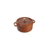 STAUB Cocotte En Fonte|Cocotte Fonte Ronde 28 cm Cannelle Majolique 6,7 L