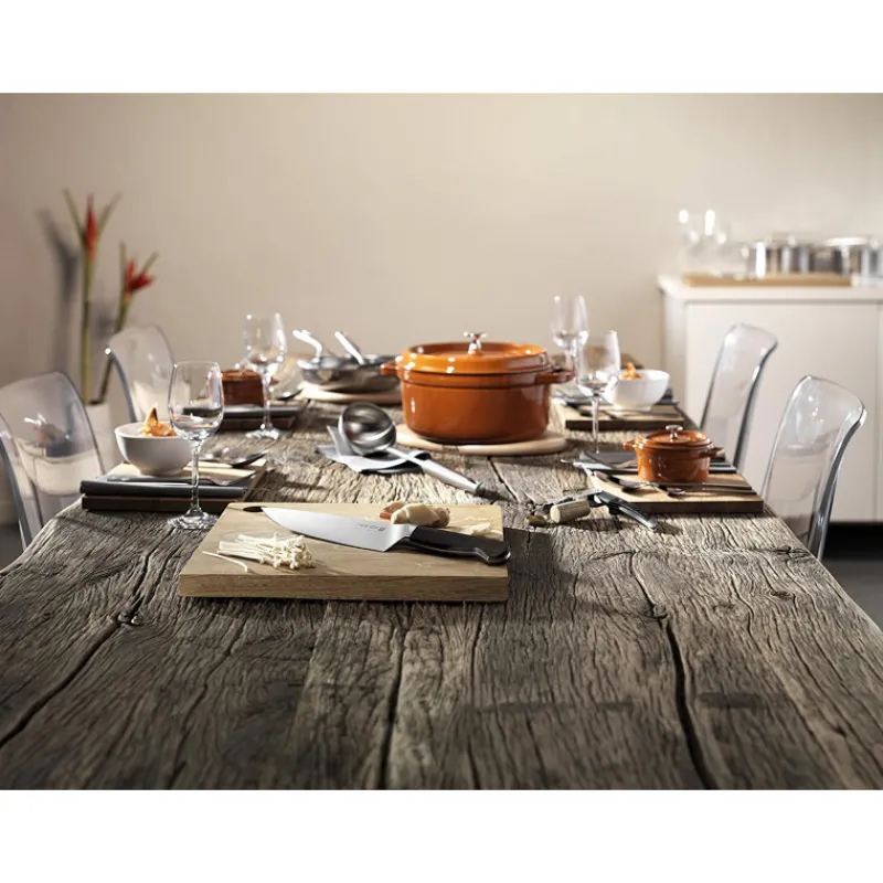 STAUB Cocotte En Fonte|Cocotte Fonte Ronde 28 cm Cannelle Majolique 6,7 L