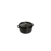STAUB Cocotte En Fonte|Cocotte Fonte Ronde 12 cm Noir Mat 0,4 L