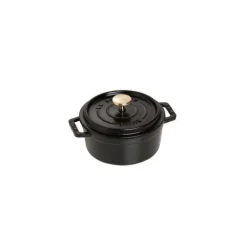 STAUB Cocotte En Fonte|Cocotte Fonte Ronde 12 cm Noir Mat 0,4 L