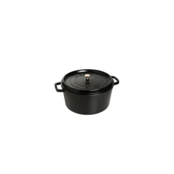 STAUB Cocotte En Fonte|Cocotte Fonte Ronde 18 cm Noir Mat 1,7 L