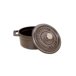 STAUB Cocotte En Fonte|Cocotte Fonte Ronde 18 cm Gris Graphite 1,7 L