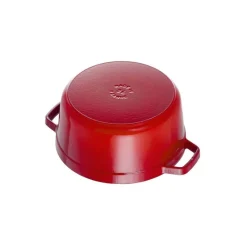 STAUB Cocotte En Fonte|Cocotte Fonte Ronde 26 cm Rouge Cerise 5,2 L