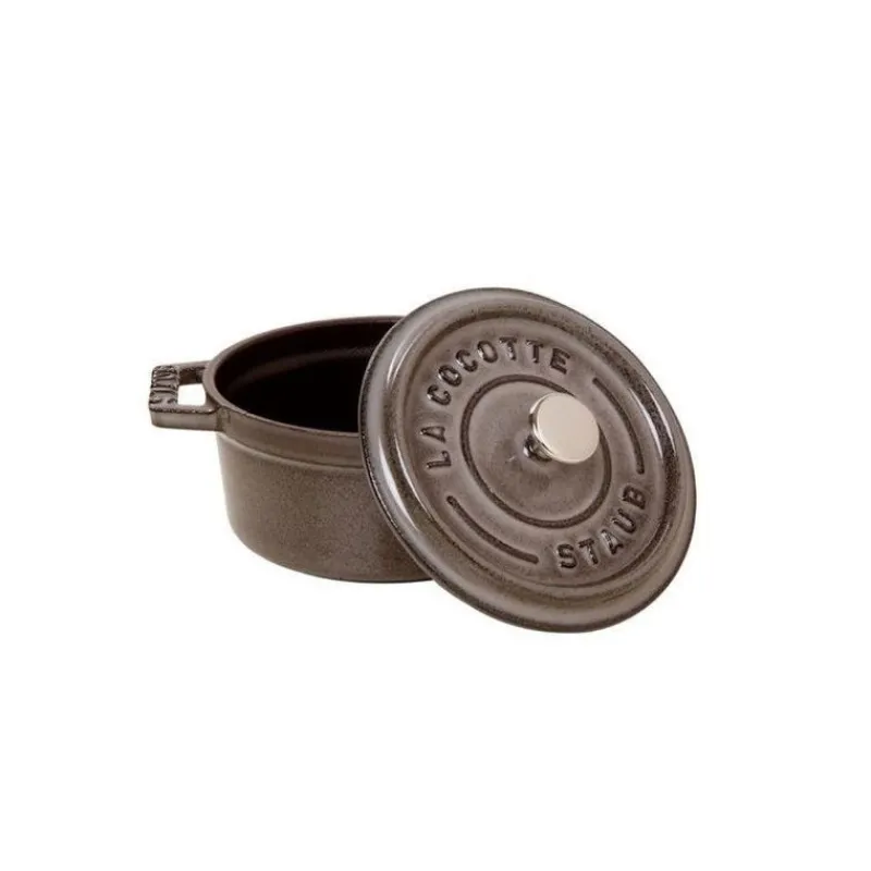 STAUB Cocotte En Fonte|Cocotte Fonte Ronde 30 cm Gris Graphite 8,35 L