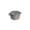 STAUB Cocotte En Fonte|Cocotte Fonte Ronde 28 cm Gris Graphite 6,7 L
