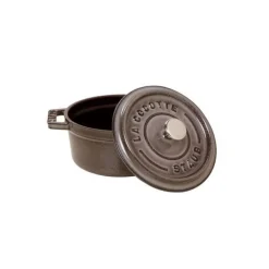 STAUB Cocotte En Fonte|Cocotte Fonte Ronde 28 cm Gris Graphite 6,7 L