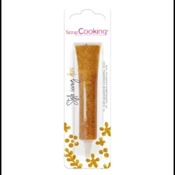 SCRAPCOOKING Nappages Et Glaçages|Stylo Alimentaire Icing Doré 26 g
