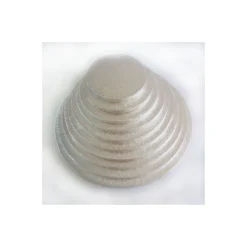 FUNCAKES Présentoirs Pour Gâteaux|Support Gâteau Rond Ø 30 x 1 cm Argenté