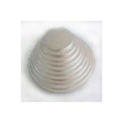 FUNCAKES Présentoirs Pour Gâteaux|Support Gâteau Rond Ø 32,5 x 1 cm Argenté