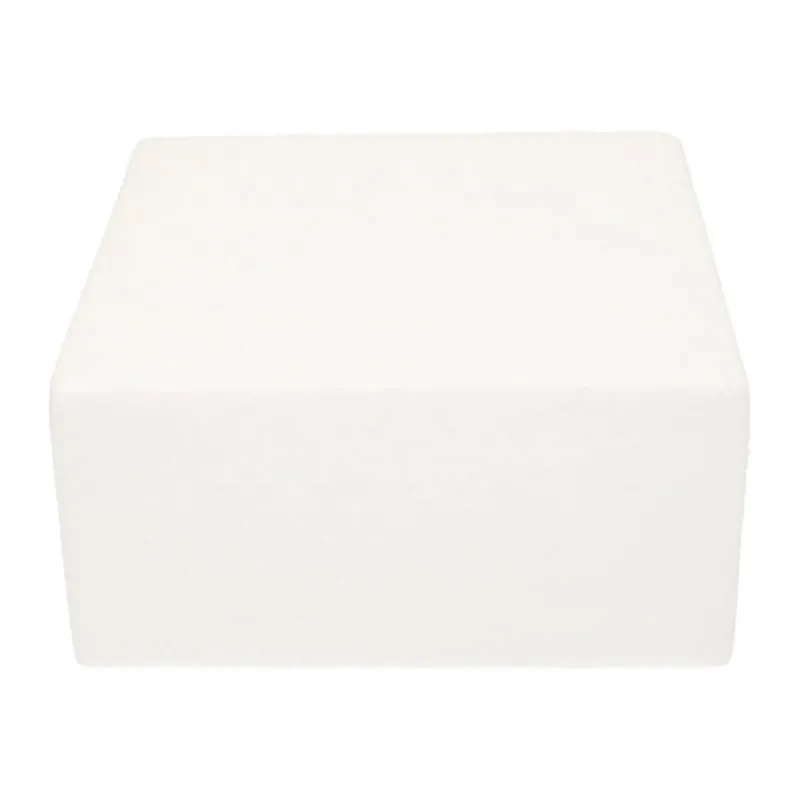 FUNCAKES Présentoirs Pour Gâteaux|Support polystyrène carré H 10 cm - 20 x 20 cm