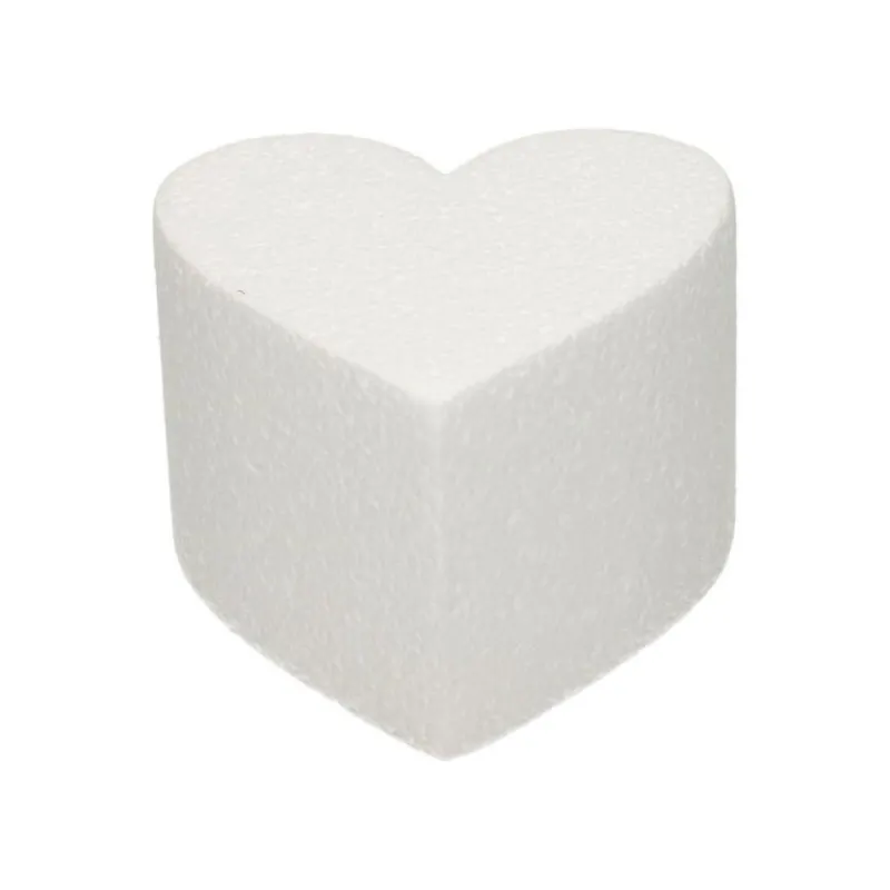 FUNCAKES Présentoirs Pour Gâteaux|Support Polystyrène Cœur Ø 10 cm H 7 cm