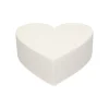 FUNCAKES Présentoirs Pour Gâteaux|Support Polystyrène Cœur Ø 20 cm H 7 cm