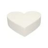 FUNCAKES Présentoirs Pour Gâteaux|Support Polystyrène Cœur Ø 25 cm H 7 cm