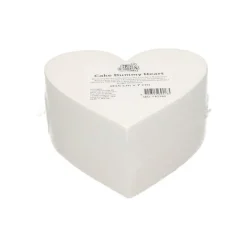 FUNCAKES Présentoirs Pour Gâteaux|Support Polystyrène Cœur Ø 15 cm H 7 cm