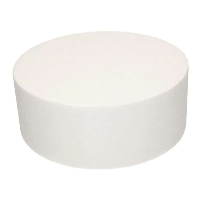 FUNCAKES Présentoirs Pour Gâteaux|Support polystyrène rond H10 cm Ø 25 cm