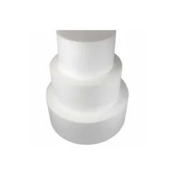 FUNCAKES Présentoirs Pour Gâteaux|Support polystyrène rond H10 cm Ø 35 cm