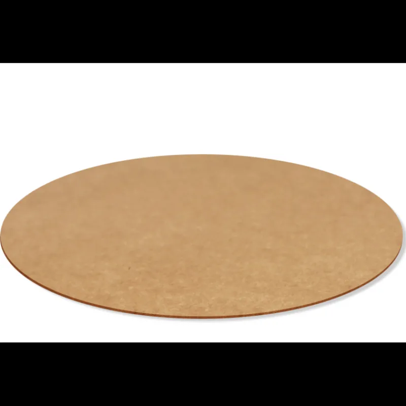 SCRAPCOOKING Présentoirs Pour Gâteaux|Supports à Gâteaux Kraft et Blanc Rond 24 cm (x5)
