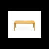 NARDI Mobilier Lounge|Salon De Jardin Professionnel|Table Basse en Résine 60 x 100 cm Moutarde Net