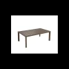 GROSFILLEX Mobilier Lounge|Salon De Jardin Professionnel|Table Basse Rectangulaire 100 x 60 cm Bronze Sunset