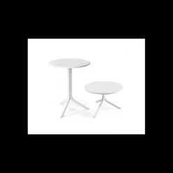 NARDI Mobilier Terrasse Restaurant|Table convertible en Polypropylène Spritz Blanche
