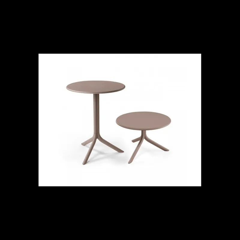 NARDI Mobilier Terrasse Restaurant|Table convertible en Polypropylène Spritz Tortora