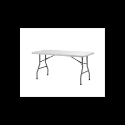 LYROSE Mobilier Évènementiel|Table Rectangulaire Blanche 6 Personnes Congrès