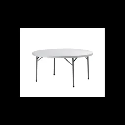 LYROSE Mobilier Évènementiel|Table Ronde Blanche 10 Personnes Congrès