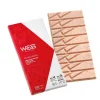 WEISS Chocolats À Offrir|Confiserie|Tablette de Chocolat Blanc Rouge Baiser 29% 90 g