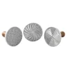 NORDIC WARE Emporte Pièce - Découpoir Pâtisserie|Tampons à Biscuits et Cookies Ronds Geo (x3)