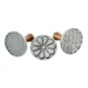 NORDIC WARE Emporte Pièce - Découpoir Pâtisserie|Tampons à Biscuits et Cookies Ronds Heirloom (x3)