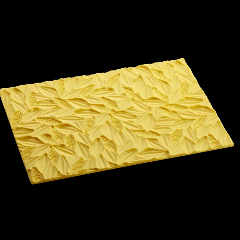 PAVONI Moule Silicone|Tapis Décor Bûche Cabosse Silicone