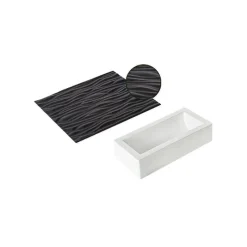 SILIKOMART Moule Silicone|Tapis Décor Bûche Effet Bois Silicone Professional