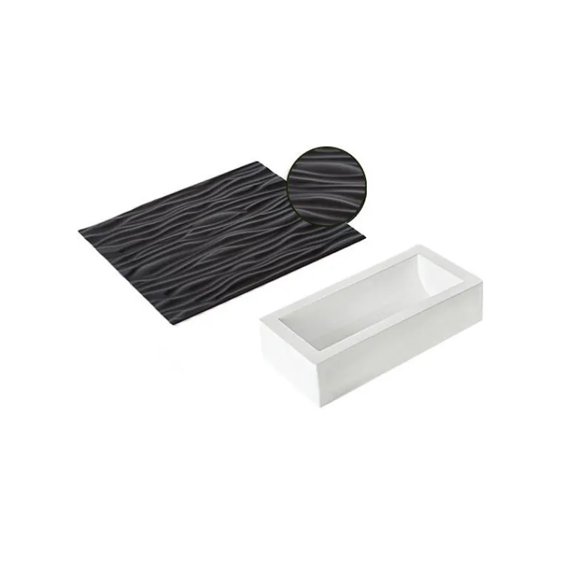 SILIKOMART Moule Silicone|Tapis Décor Bûche Effet Bois Silicone Professional