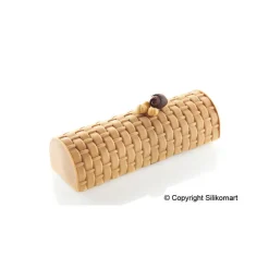 SILIKOMART Moule Silicone|Tapis Décor Bûche Tressé Silicone Professional
