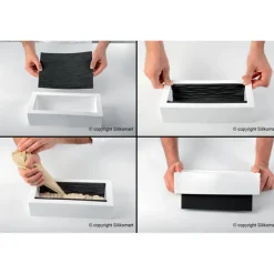 SILIKOMART Moule Silicone|Tapis Décor Bûche Tressé Silicone Professional