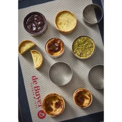 DE BUYER Tapis De Cuisson|Tapis Silicone Pâtisserie|Tapis de Cuisson Perforé 40 x 30 cm AIRMAT