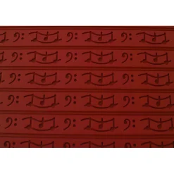 CUISINEADDICT Moule Silicone|Tapis Relief silicone Musique 30 mm
