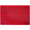 PAVONI Tapis Silicone Pâtisserie|Tapis Silicone Micro-perforé Éclair 12,5 x 2,5 cm (x20)