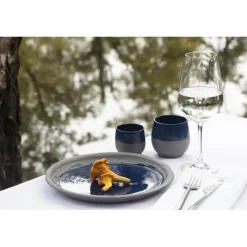 REVOL Vaisselle|Tasse en Céramique Bleu Indigo 20 cl No.W